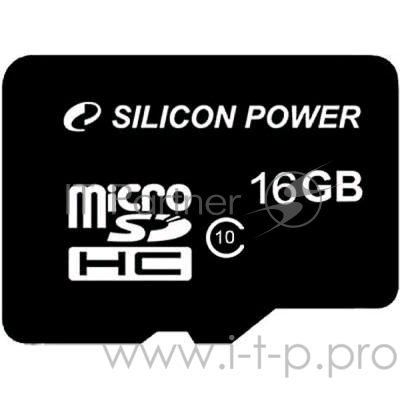 Карта памяти Micro SecureDigital 16Gb Silicon Power SP016GBSTH010V10 {MicroSDHC Class 10}