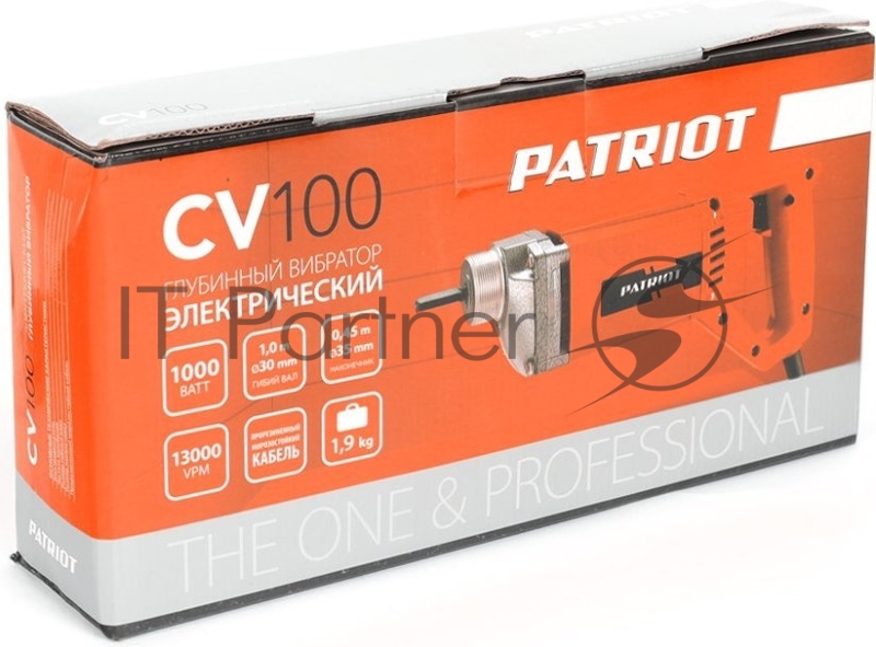 Глубинный вибратор для бетона PATRIOT CV 100 130301100