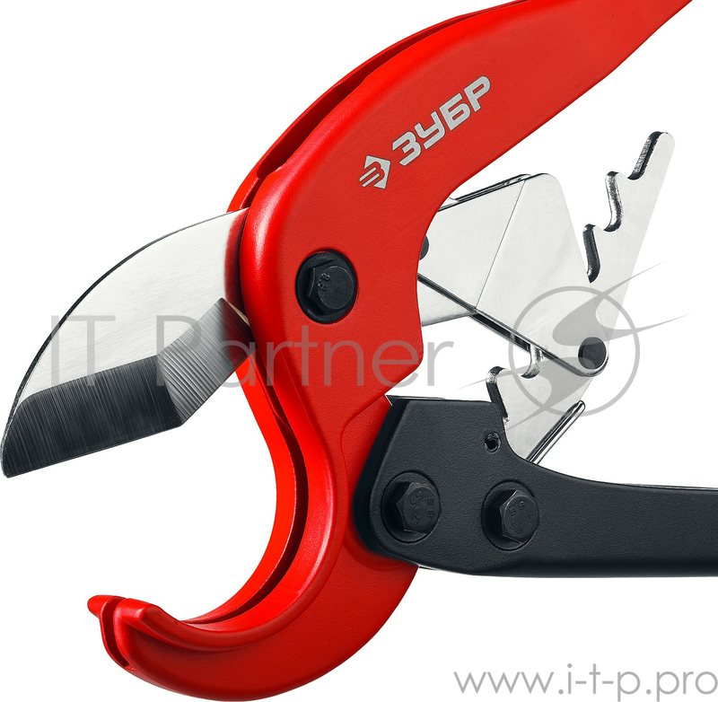 Ножницы ЗУБР 23703-63 Мастер двуручные для пластиковых труб, максимальный d=63 мм