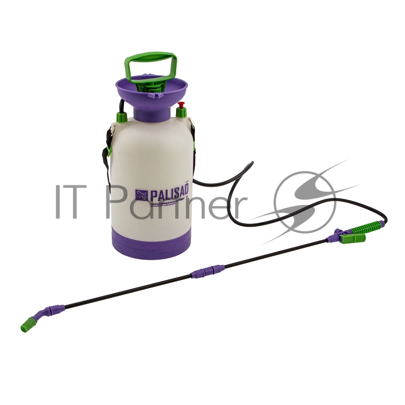 Опрыскиватель PALISAD 64745 ручной усиленный с горловиной 5 литров с насосом шлангом и разбрызгива