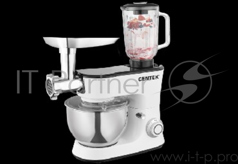 Миксер Centek CT-1136 черный/белый