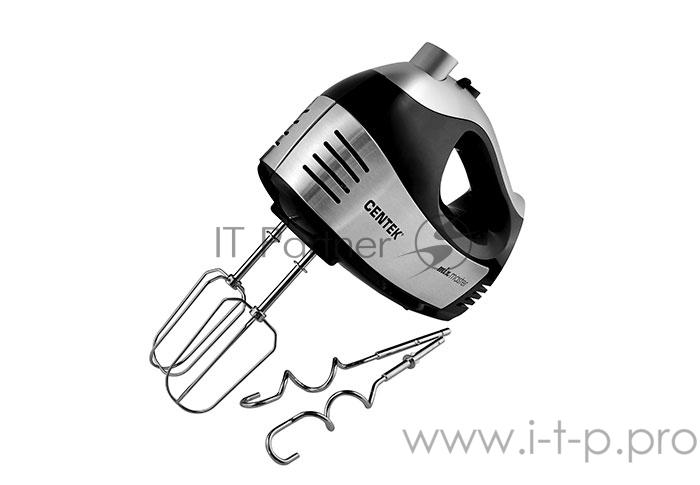 Миксер Centek CT-1122 черн/сталь