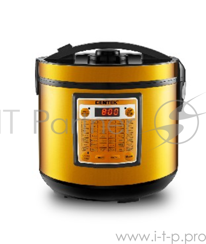 Мультиварка Centek CT-1495 black (ЗОЛОТО) 5.0л, 42 программы + Мультишеф