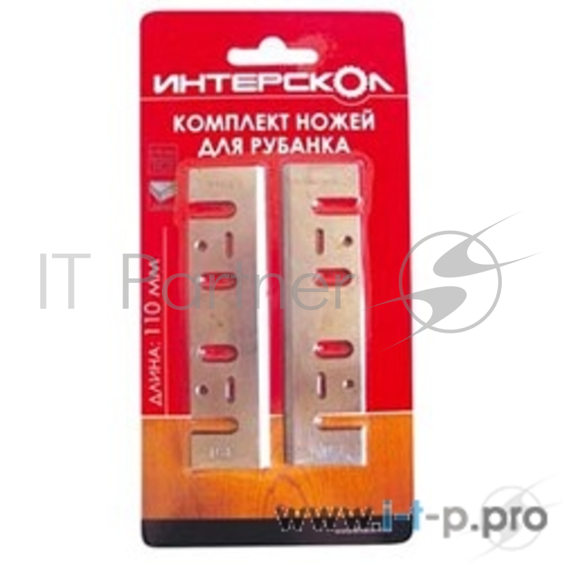 Ножи для рубанков Интерскол Комплект ножей для рубанка твердосплавная сталь 110х29х3 2091911000300