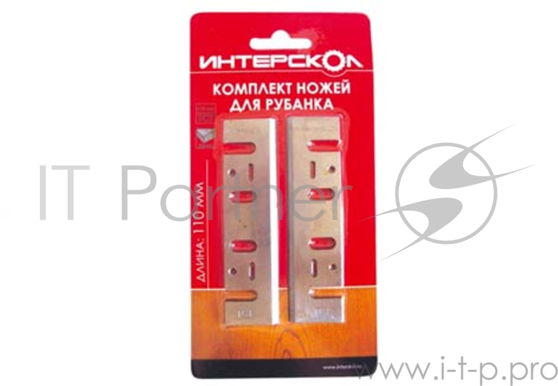 Ножи для рубанков Интерскол Комплект ножей для рубанка твердосплавная сталь 110х29х3 2091911000300