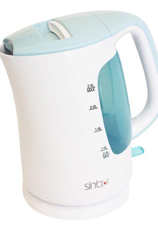 Чайник электрический Sinbo SK 7367 2.5л. 2000Вт белый/голубой (корпус: пластик)
