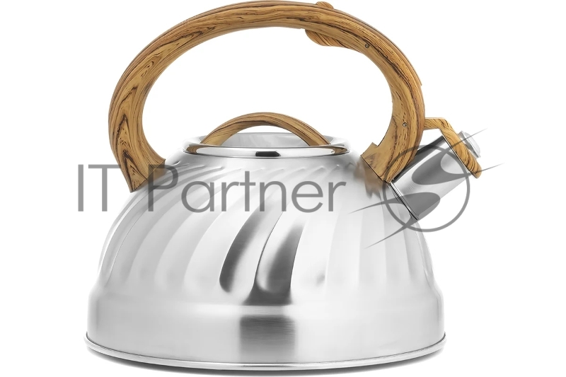 LR00-69 Чайник LARA (зеркальный) 2.7л индукционное капсулированное дно, свисток с кноп. Механизмом