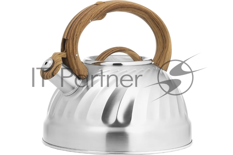 LR00-69 Чайник LARA (зеркальный) 2.7л индукционное капсулированное дно, свисток с кноп. Механизмом