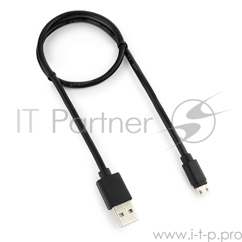 Кабель USB2.0 соединительный USB A-microB Gembird Cablexpert CC-mUSBDS-0.5M, с двусторонними разъемами (0.5м)