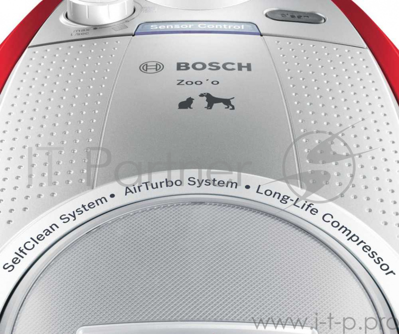 Пылесос Bosch Zoo`o ProAnimal BGS5ZOORU 2500Вт красный/серебристый