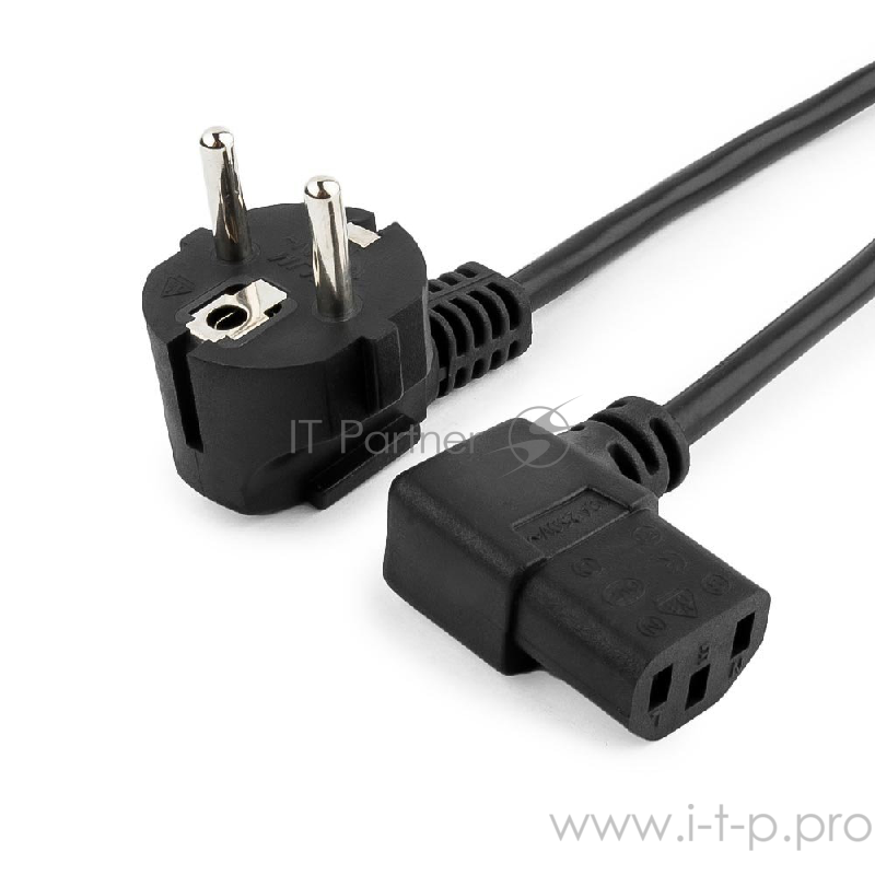 Кабель питания Gembird PC-186A-VDE, угловой (1.8м)