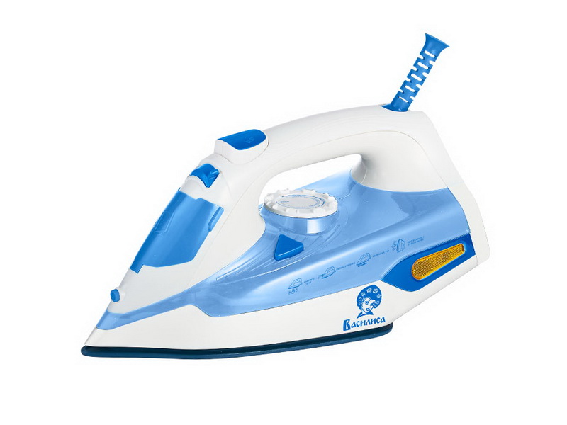 Утюг ВАСИЛИСА У8-1800 белый с голубым