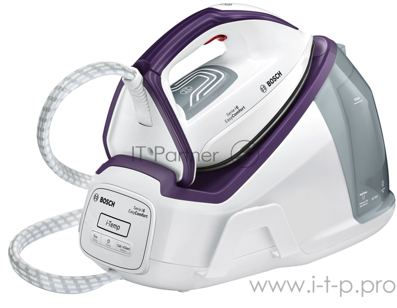 Паровая станция Bosch TDS6110 2400Вт белый/фиолетовый