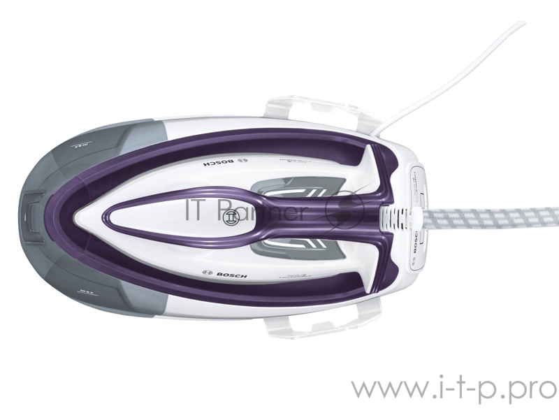 Паровая станция Bosch TDS6110 2400Вт белый/фиолетовый