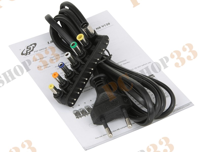 Блок питания для ноутбука FSP NB V65 PNA0651901 универсальный, 65Вт