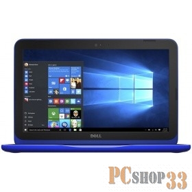 Ноутбук Dell Inspiron 3180 3180-1955 (A9-9420e-1.80ГГц, 4ГБ, 128ГБ SSD, R5, WiFi, BT, WebCam, 11.6 1366x768, W10 H), синий