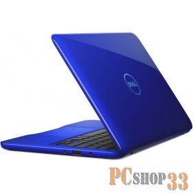 Ноутбук Dell Inspiron 3180 3180-1955 (A9-9420e-1.80ГГц, 4ГБ, 128ГБ SSD, R5, WiFi, BT, WebCam, 11.6 1366x768, W10 H), синий