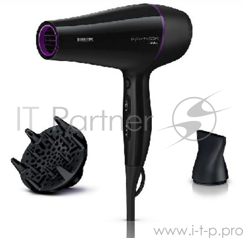 Фен Philips BHD176 2200Вт черный
