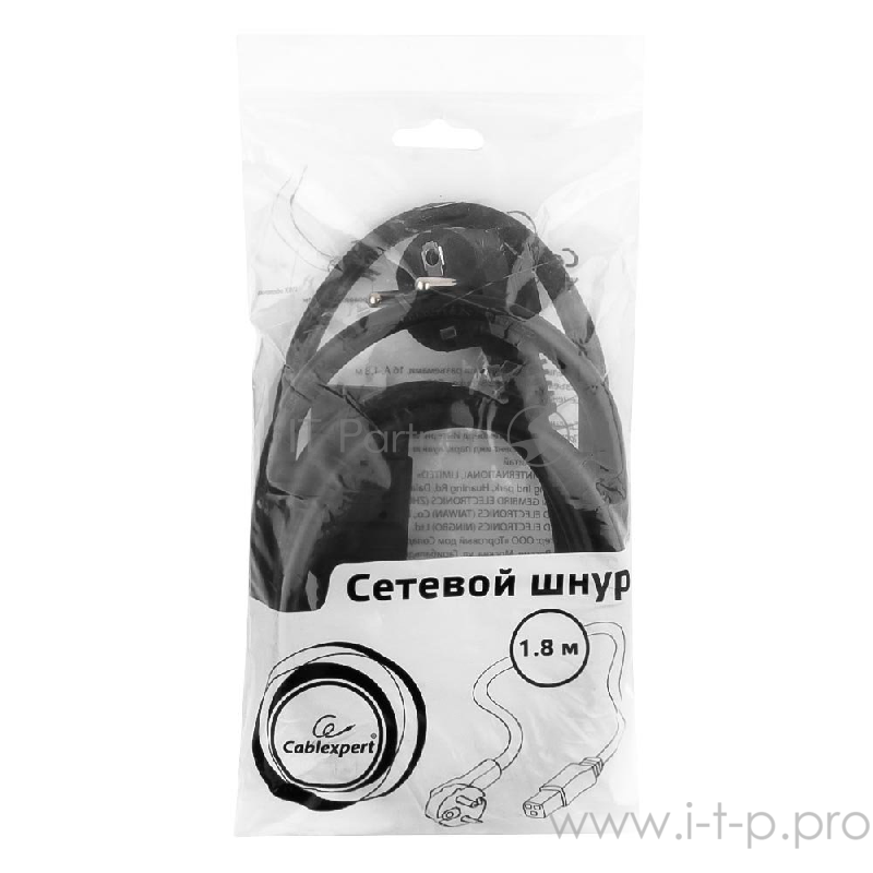 Кабель питания Gembird PC-186-C19 (1.8м)