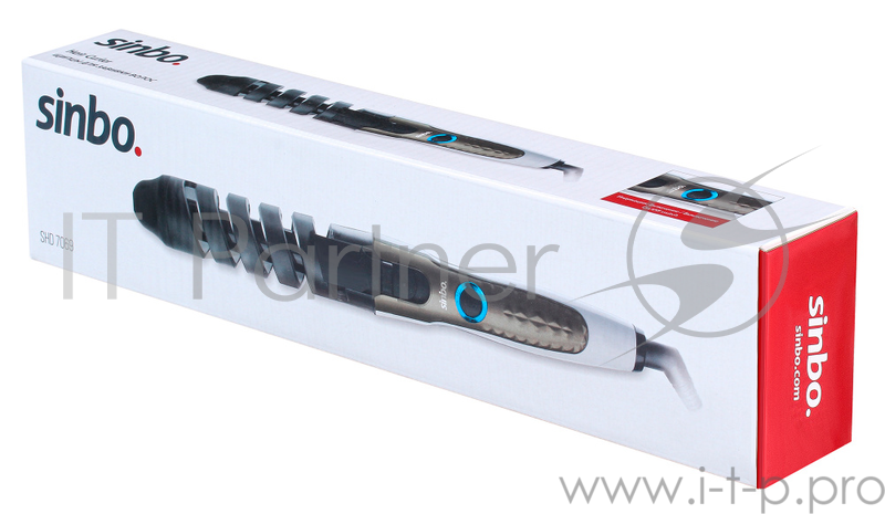 Щипцы Sinbo SHD 7069 30Вт макс.темп.:180С покрытие:керамическое белый/золотистый