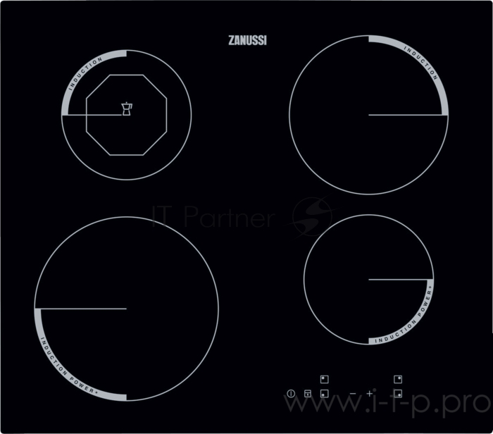 Варочная поверхность индукционная Zanussi ZEI5680FB черный