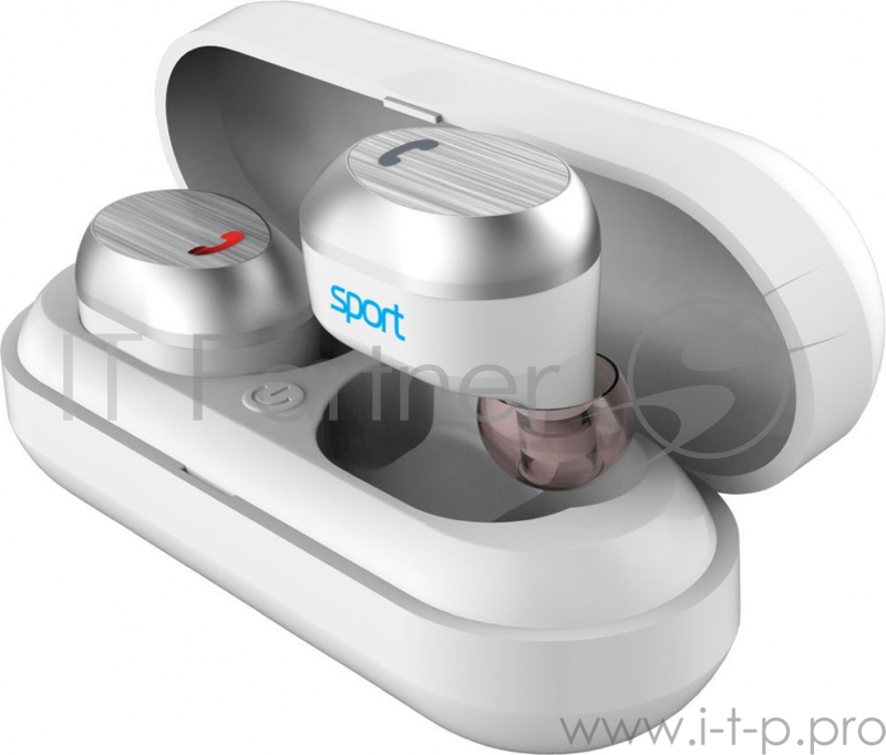 Наушники-гарнитура Elari NanoPods Sport (HM2065) (вкладыши), белый