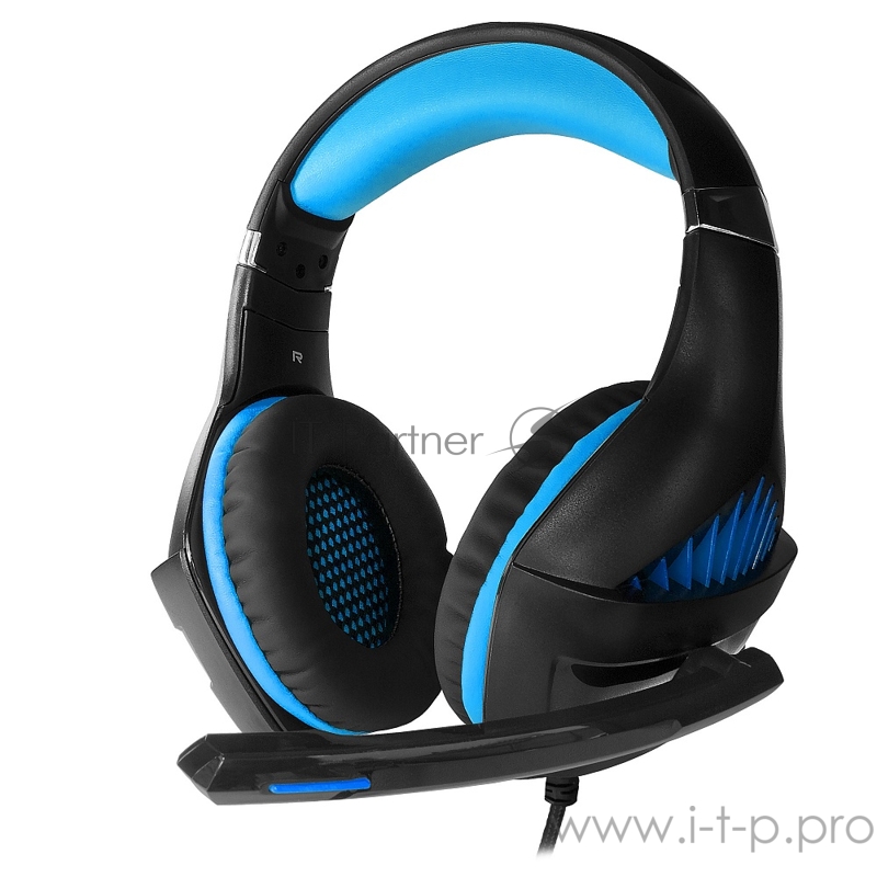 Гарнитура игровая CROWN CMGH-2101 Black&blue