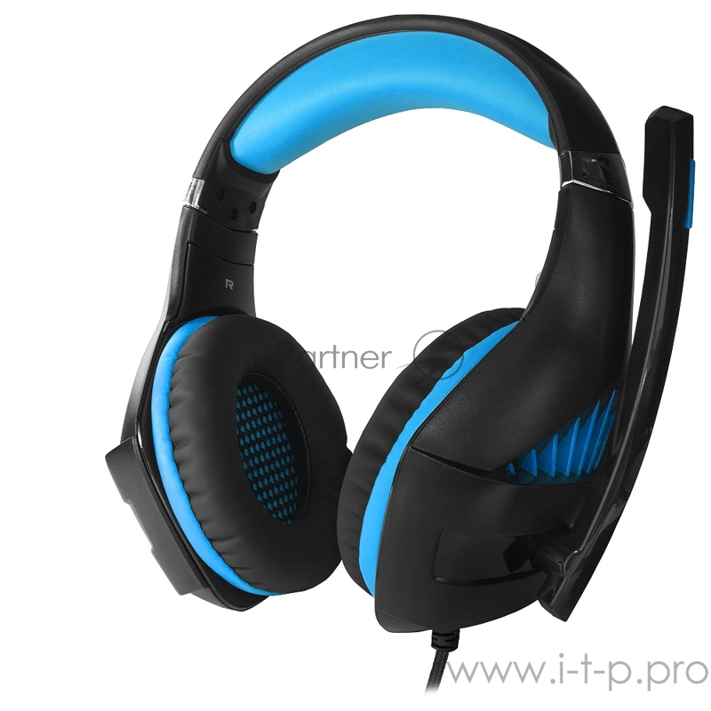 Гарнитура игровая CROWN CMGH-2101 Black&blue