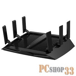 Сетевое оборудование NETGEAR R8000-100PES Роутер беспроводной 10/100/1000BASE-TX черный