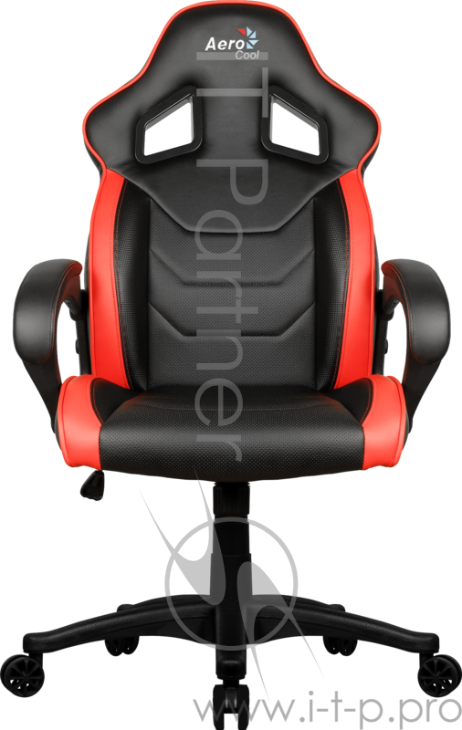 Кресло для геймера Aerocool AC60C AIR-BR , черно-красное, до 150кг, ШxГxВ : 65x74x113/120 см, газлифт 80 мм, механизм