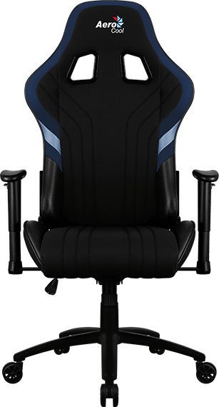 Кресло для геймера Aerocool AERO 1 Alpha Black Blue , цвет черно-синий, Air Mesh ткань + ПВХ, до 150 кг, ШxДxВ: 68x70x125-133см