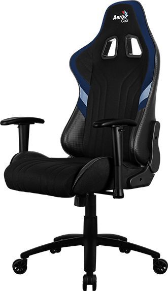 Кресло для геймера Aerocool AERO 1 Alpha Black Blue , цвет черно-синий, Air Mesh ткань + ПВХ, до 150 кг, ШxДxВ: 68x70x125-133см