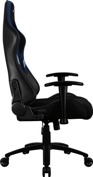 Кресло для геймера Aerocool AERO 1 Alpha Black Blue , цвет черно-синий, Air Mesh ткань + ПВХ, до 150 кг, ШxДxВ: 68x70x125-133см