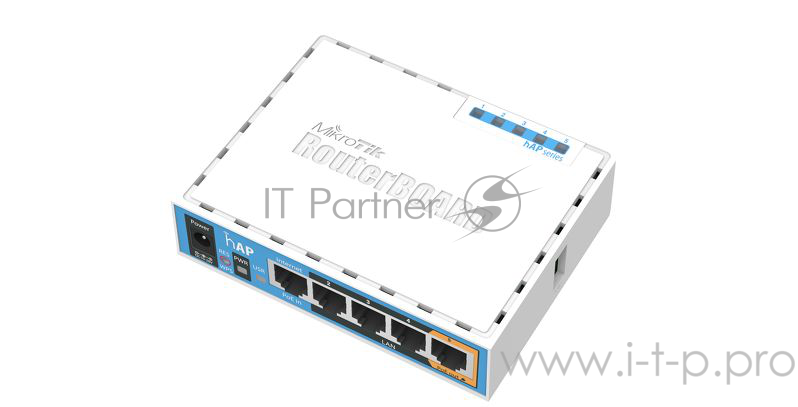 Сетевое оборудование MikroTik hAP RB951Ui-2nD (hAP) RouterBOARD hAP Беспроводная точка доступа