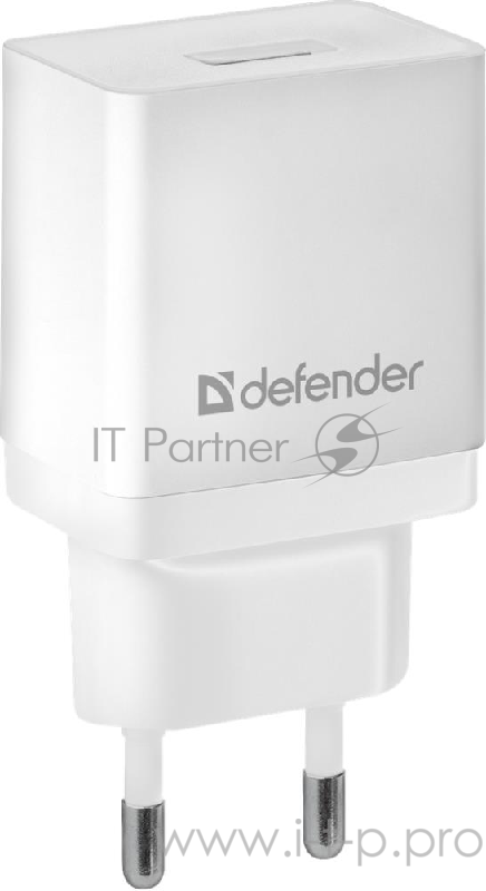 Сетевой адаптер Defender 1xUSB, 5V/2.1А, белый , пакет (EPA-10) (83549)