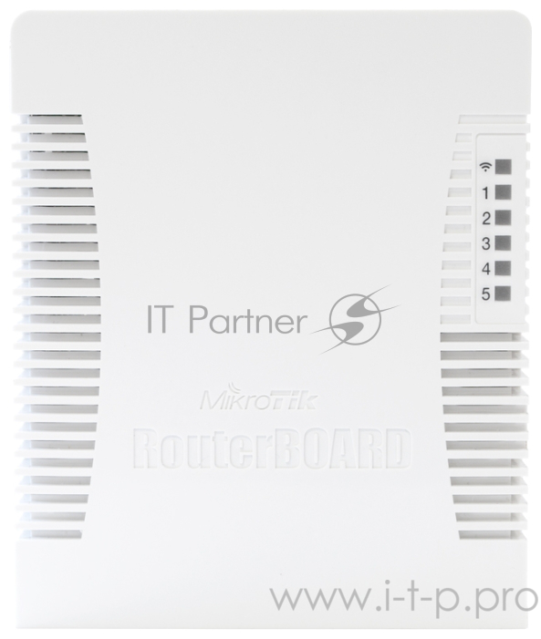 Сетевое оборудование MikroTik RB951Ui-2HnD RouterBOARD беспроводной роутер 600Mhz CPU, 128MB RAM, 5xLAN, built-in 2.4Ghz 802b/g/n