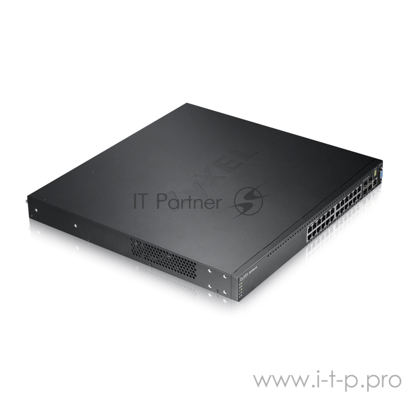 Управляемый коммутатор ZyXEL GS3700-24 L2+ Gigabit Ethernet с 24 разъемами RJ-45 и 4 слотами 10G SFP+