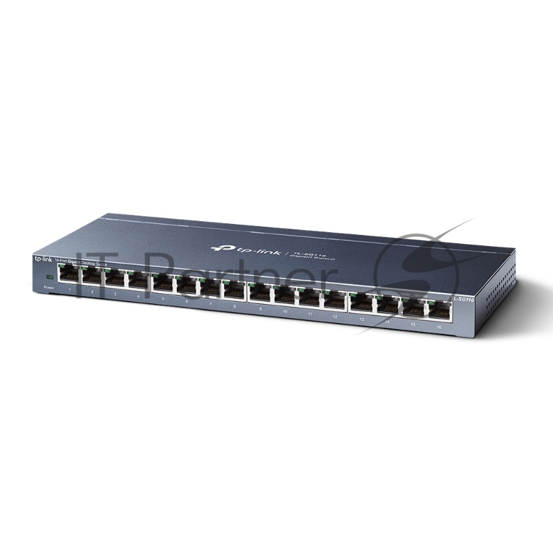 Коммутатор TP-LINK TL-SG116 16-портовый гигабитный настольный коммутатор
