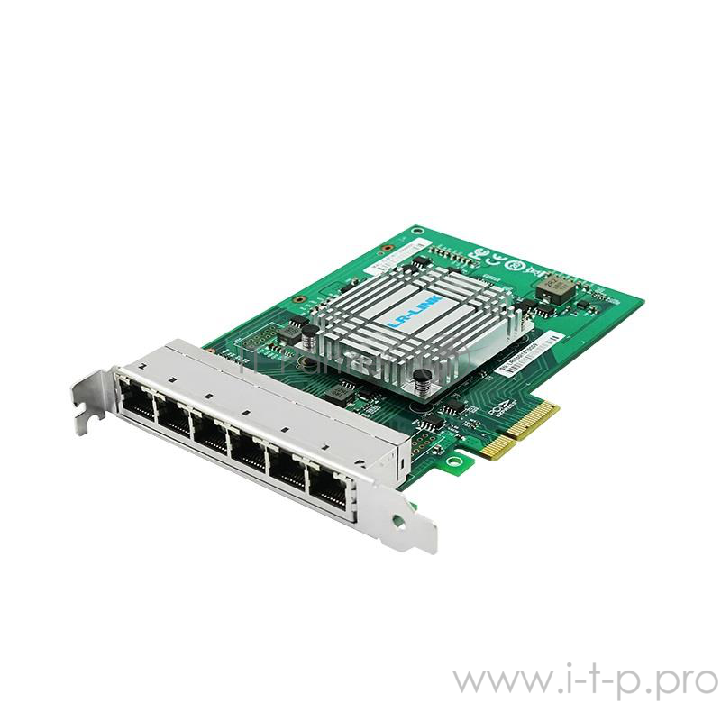 Сетевой адаптер PCIE 1GB 6PORT LRES2006PT LR-LINK