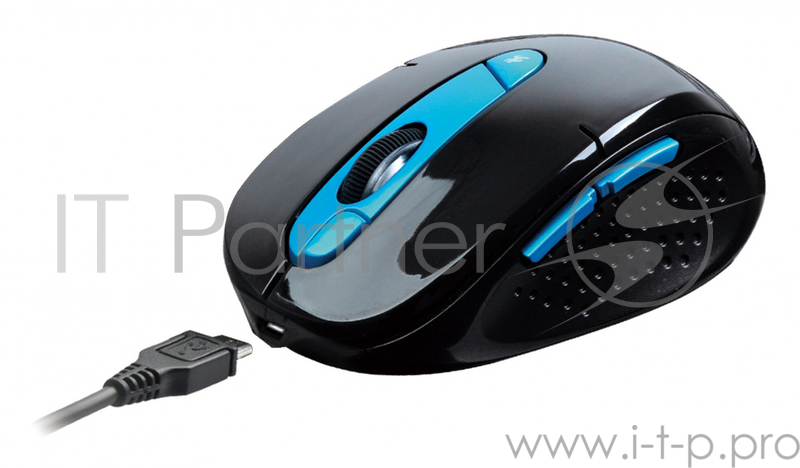Мышь A4Tech V-Track G11-570FX / USB / Wireless / Optical / Black-Blue