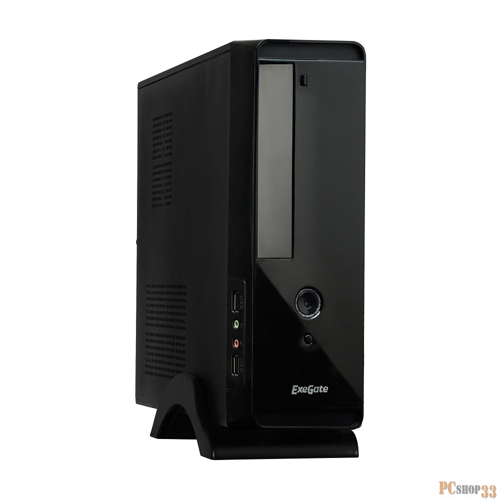 Корпуса Exegate EX268702RUS Корпус MiniITX Exegate MI-209 Black, miniITX/mATX, без БП, 2*USB, Audio