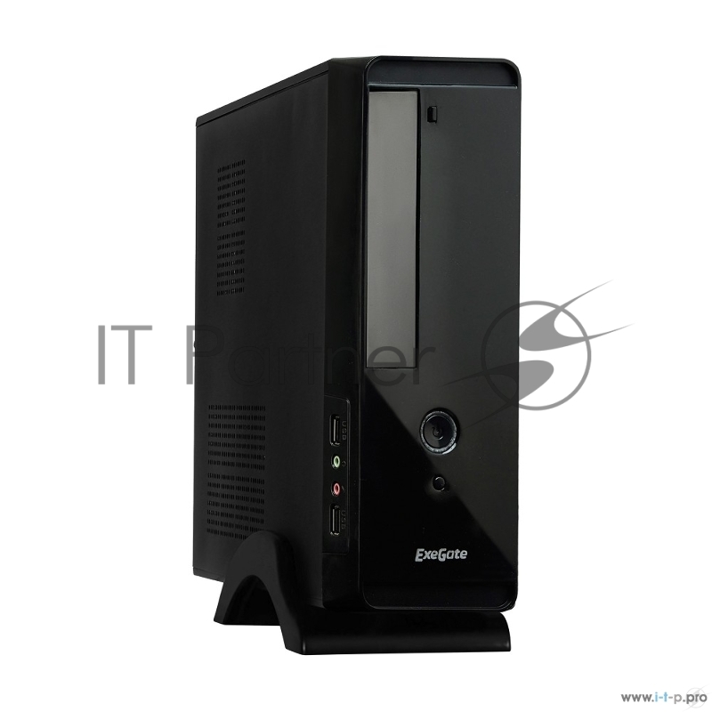 Корпуса Exegate EX268701RUS Корпус MiniITX Exegate MI-209 Black, miniITX/mATX, M450, 80mm, 2*USB, Audio