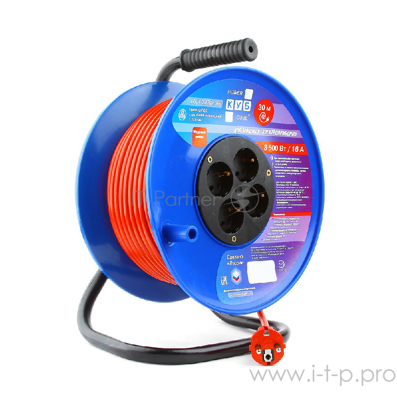 Удлинитель на катушке