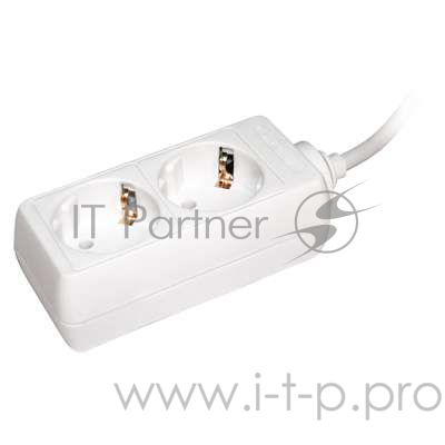 Удлинитель Iek WYP10-16-02-05-Z-N У02 2 места 2Р+РЕ/5 метров 3х1мм2 16А/250 IEK