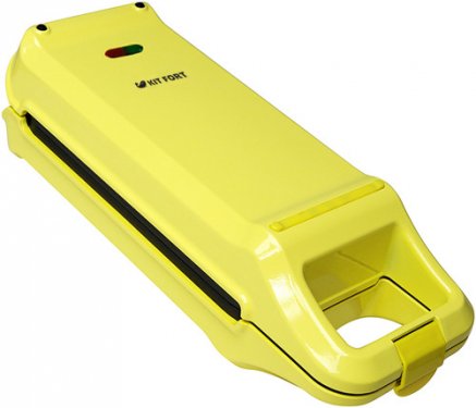 Вафельница Kitfort KT-1611 640 Вт. желтый/черный