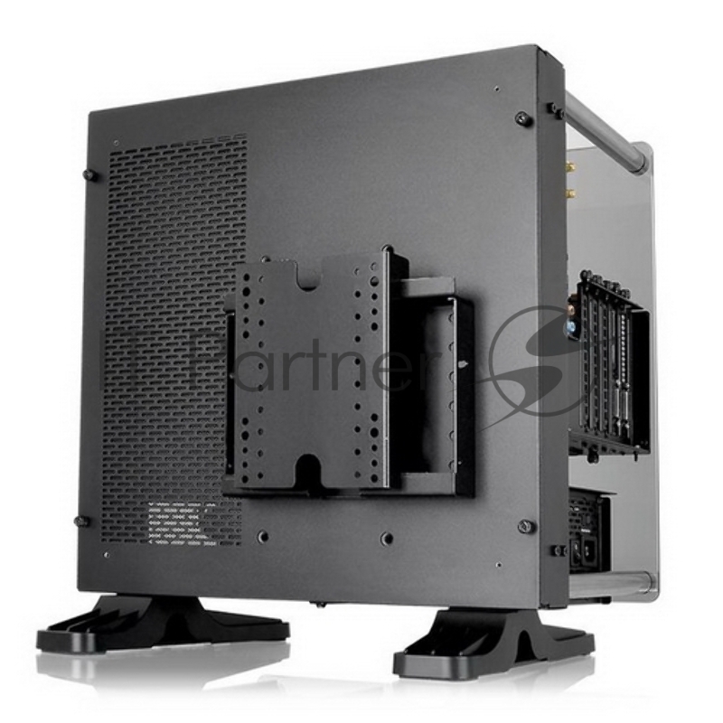 Корпус Case Tt Core P1 CA-1H9-00T1WN-00 mITX/ Wall Mount/ black / no PSU / Tempered Glass