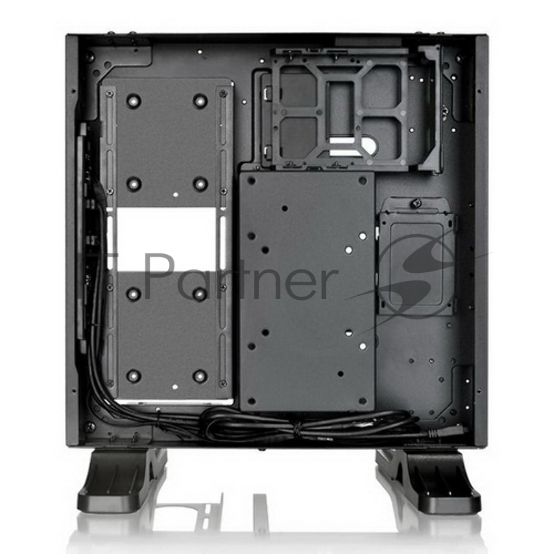 Корпус Case Tt Core P1 CA-1H9-00T1WN-00 mITX/ Wall Mount/ black / no PSU / Tempered Glass