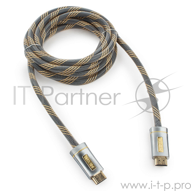 Кабель HDMI2.0 Gembird Cablexpert CC-P-HDMI02-3M, позолоченные контакты (3.0м)
