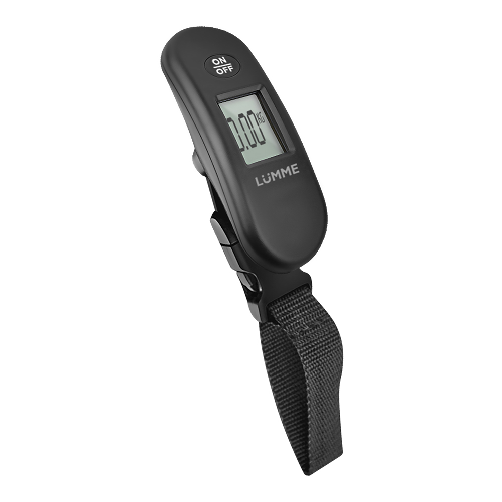 Безмен электронный LUMME LU-1330 Soft touch черный
