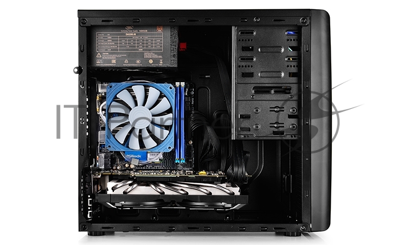 корпус Deepcool SMARTER mATX/mini-ITX, Black, без БП